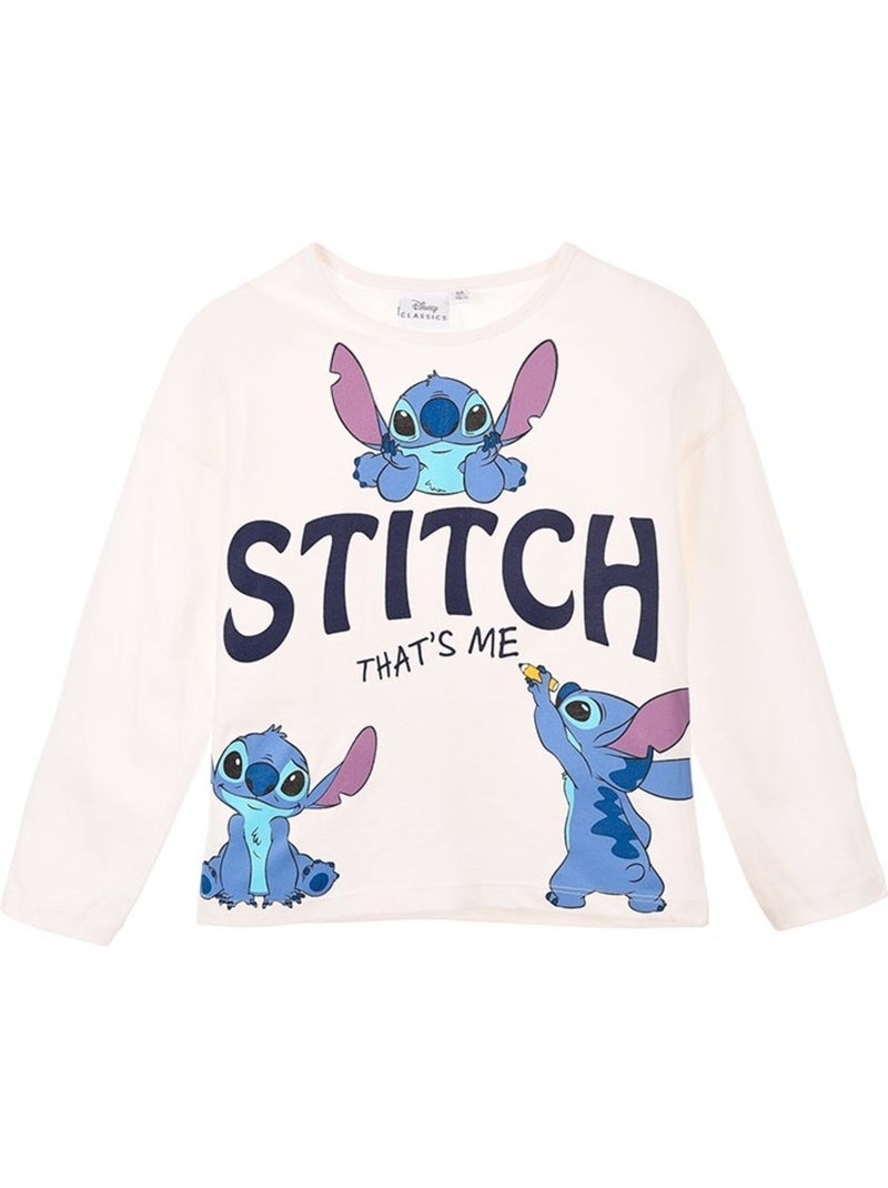 T-Shirt Lilo et Stitch | Licence Officielle Blanc - Kiabi