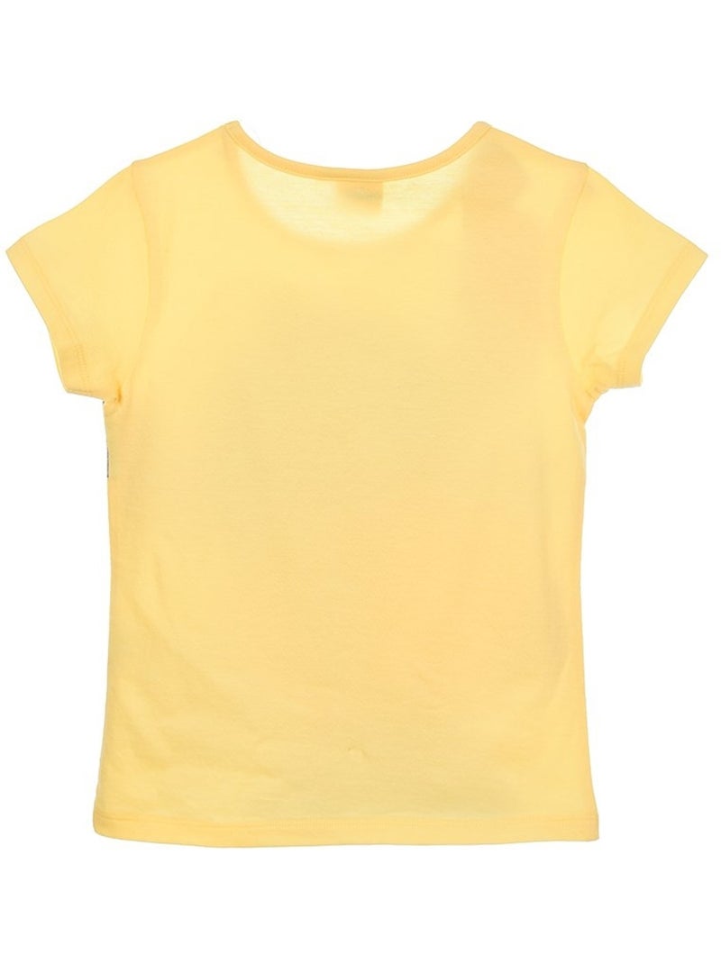 T-Shirt Lilo et Stitch | Licence Officielle Jaune - Kiabi
