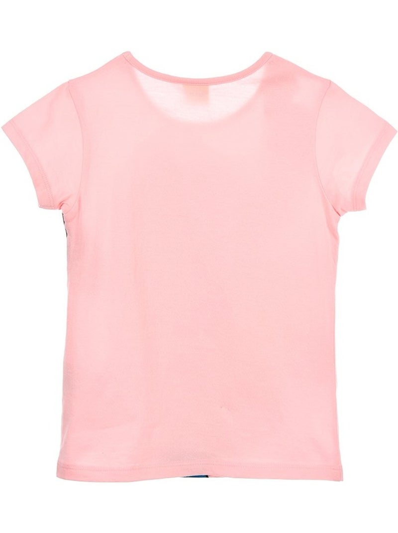 T-Shirt Lilo et Stitch | Licence Officielle Rose - Kiabi