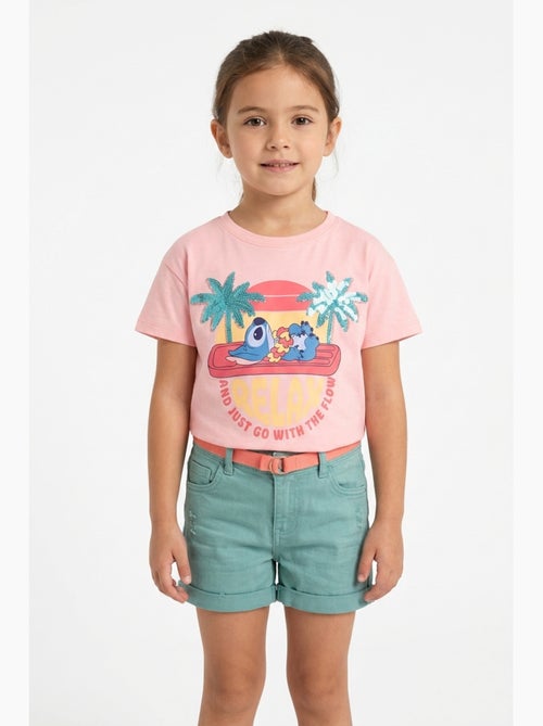 T-Shirt Lilo et Stitch | Licence Officielle - Kiabi T-Shirt Lilo et Stitch | Licence Officielle - Kiabi