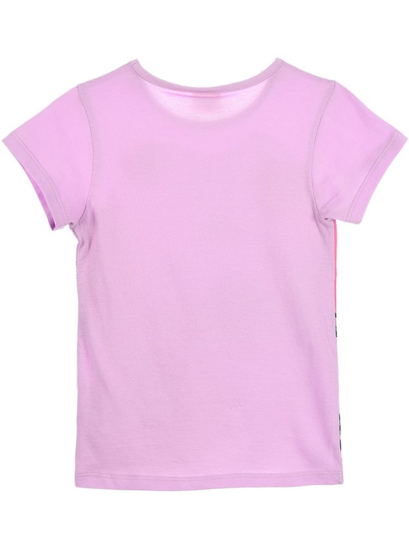 T-Shirt Lilo et Stitch | Licence Officielle Violet - Kiabi