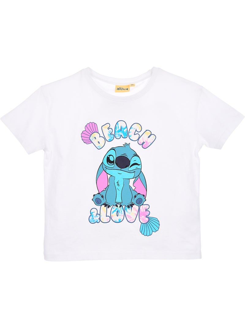 T-shirt Lilo & Stitch   | Licence Officielle Blanc - Kiabi