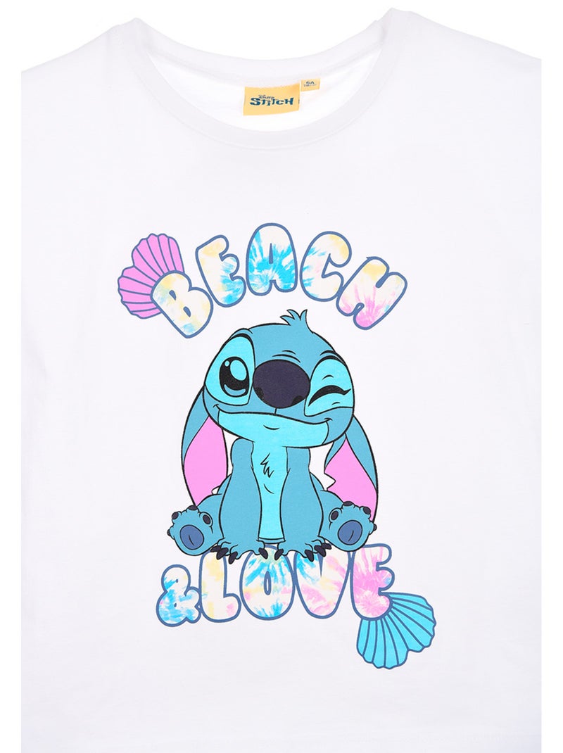 T-shirt Lilo & Stitch   | Licence Officielle Blanc - Kiabi