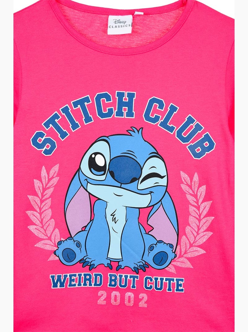 T-shirt Lilo & Stitch   | Licence Officielle Rose - Kiabi