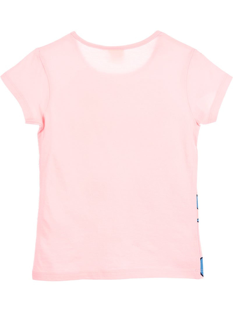 T-shirt Lilo & Stitch   | Licence Officielle Rose - Kiabi