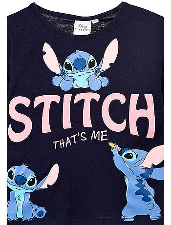 T-shirt Lilo & Stitch Marine | Licence Officielle