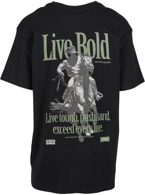 T-shirt live bold - mister tee - Kiabi