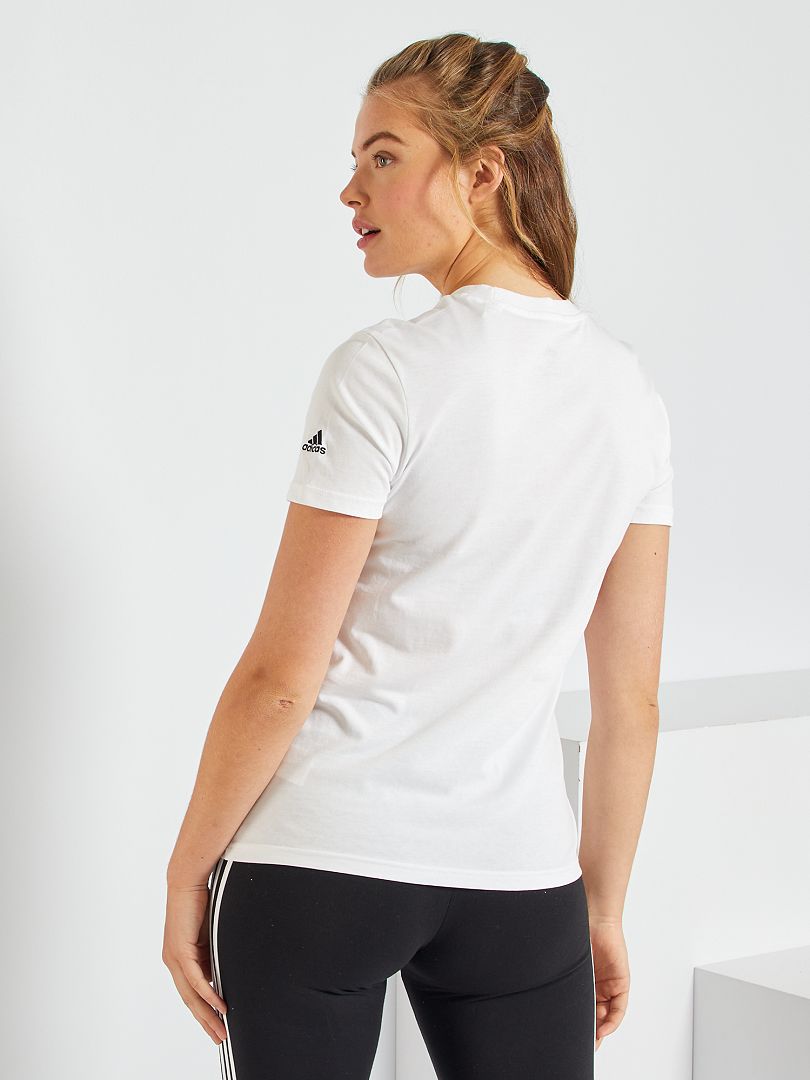 tee shirt adidas femme blanc