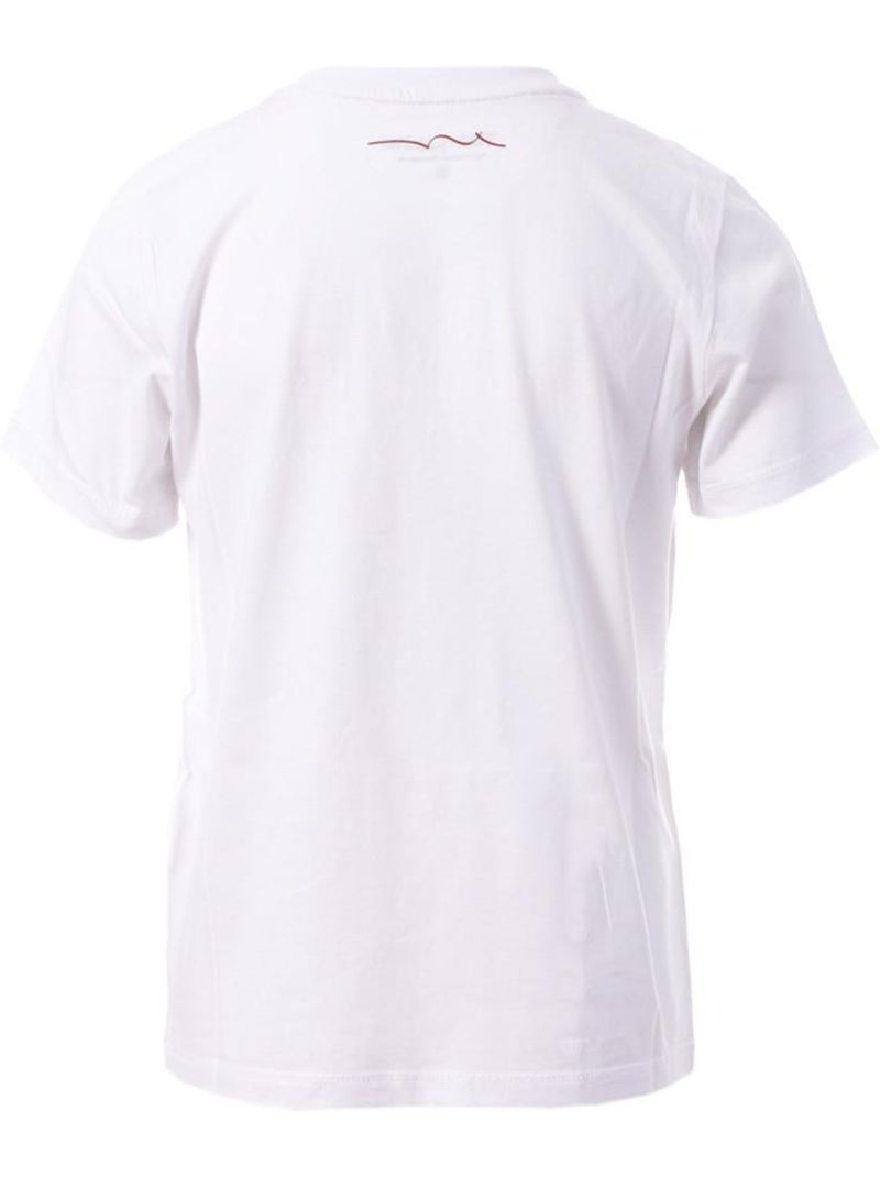 T-shirt /logo garçon teddy smith Blanc - Kiabi