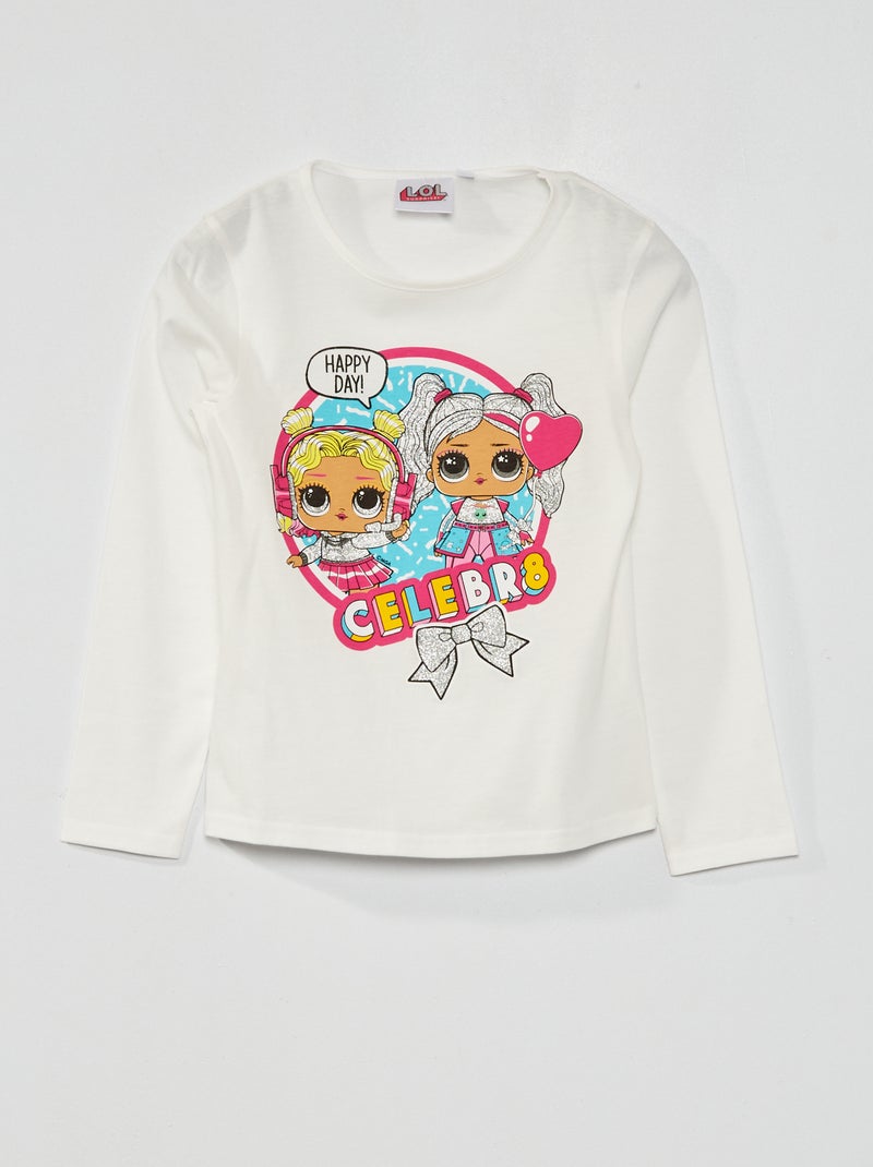 T-shirt 'LOL Surprise' écru - Kiabi