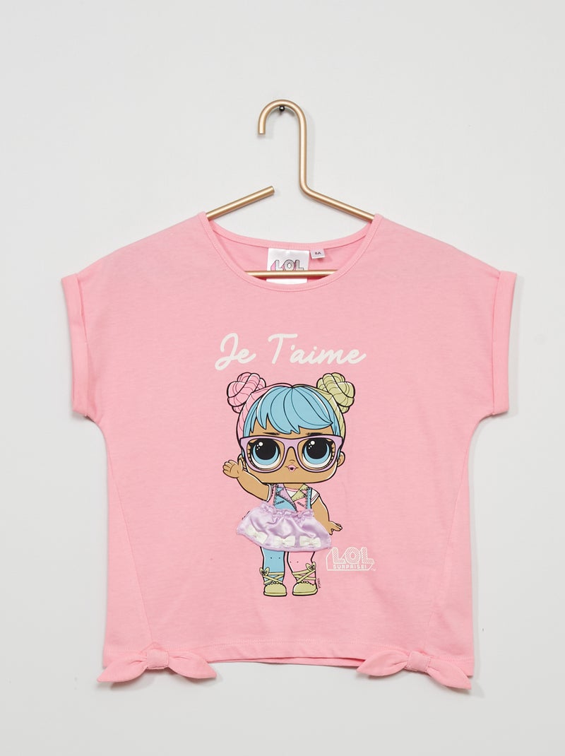 T-shirt 'LOL Surprise' rose - Kiabi