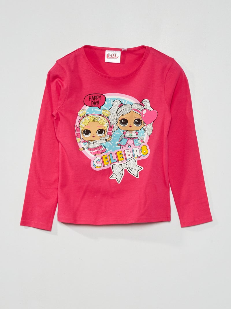 T-shirt 'LOL Surprise' rose - Kiabi