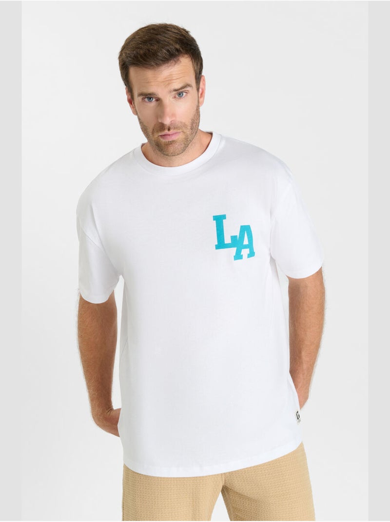 T-shirt Lom "Le Temps des cerises" Blanc - Kiabi