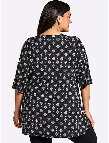 T-shirt Long - Taille Standard - Sheego