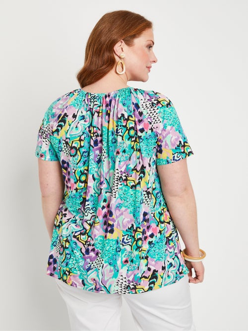T-shirt long ample imprimé - Kiabi T-shirt long ample imprimé - Kiabi