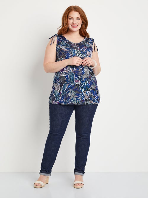 T-shirt long coupe débardeur - Kiabi