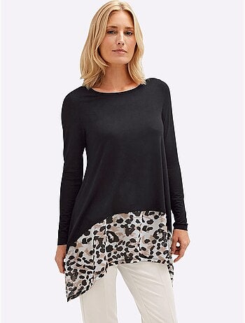 T-shirt long coupe décontractée - taille standard - witt