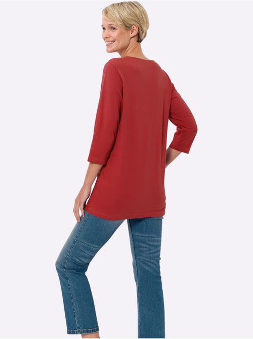 T-shirt Long Coupe En A - Taille Standard - Moda Vilona - Kiabi T-shirt Long Coupe En A - Taille Standard - Moda Vilona - Kiabi