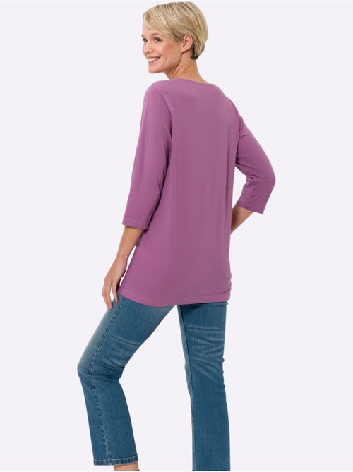 T-shirt Long Coupe En A - Taille Standard - Moda Vilona - Kiabi T-shirt Long Coupe En A - Taille Standard - Moda Vilona - Kiabi