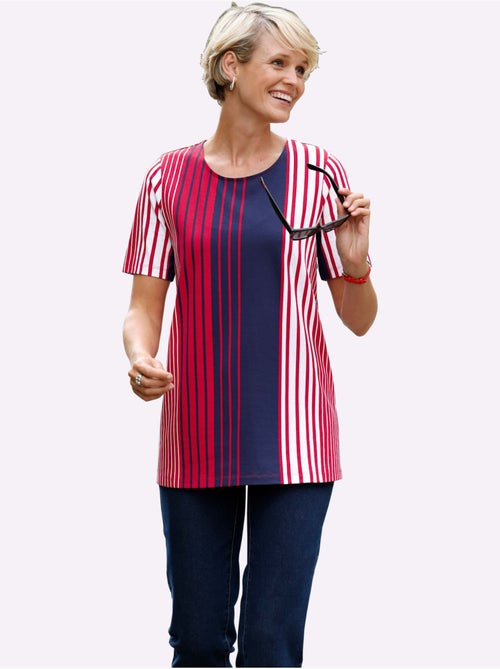 T-shirt Long Coupe évasée - Taille Standard - Moda Vilona - Kiabi T-shirt Long Coupe évasée - Taille Standard - Moda Vilona - Kiabi