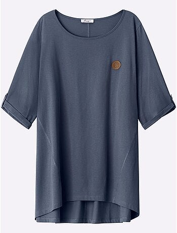 T-shirt Long Coupe évasée - Taille Standard - Sheego