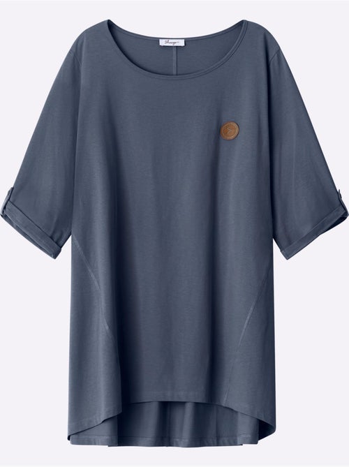 T-shirt Long Coupe évasée - Taille Standard - Sheego - Kiabi