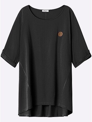 T-shirt Long Coupe évasée - Taille Standard - Sheego