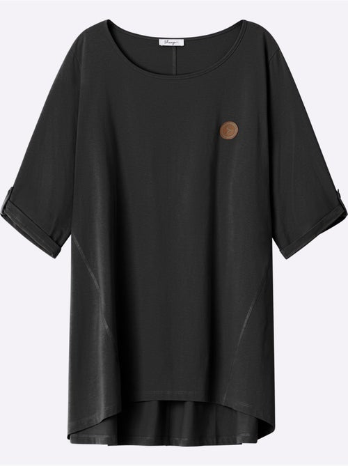 T-shirt Long Coupe évasée - Taille Standard - Sheego - Kiabi