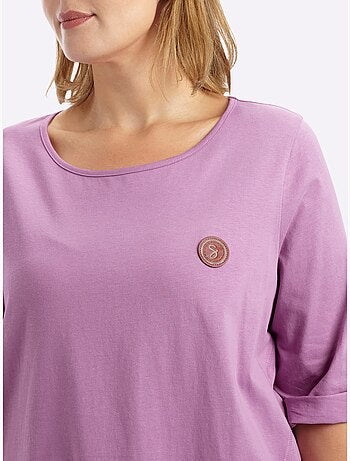 T-shirt Long Coupe évasée - Taille Standard - Sheego