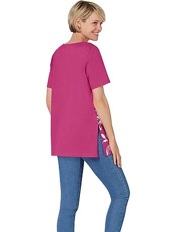 T-shirt Long Coupe Longue Affinante - Taille Standard - Moda Vilona