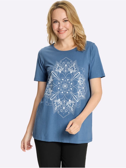 T-shirt Long Coupe Longue Affinante - Taille Standard - Moda Vilona - Kiabi T-shirt Long Coupe Longue Affinante - Taille Standard - Moda Vilona - Kiabi