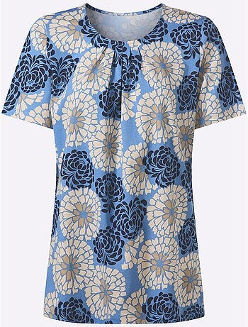 T-shirt Long Coupe Longue Affinante - Taille Standard - Moda Vilona