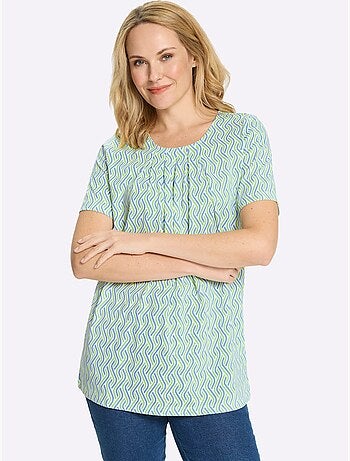 T-shirt Long Coupe Longue Affinante - Taille Standard - Moda Vilona