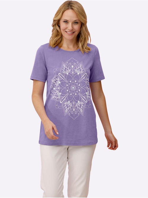 T-shirt Long Coupe Longue Affinante - Taille Standard - Moda Vilona - Kiabi T-shirt Long Coupe Longue Affinante - Taille Standard - Moda Vilona - Kiabi