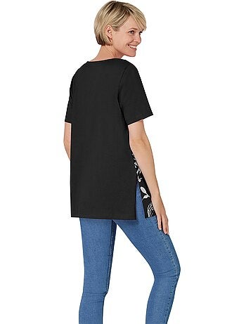 T-shirt Long Coupe Longue Affinante - Taille Standard - Moda Vilona