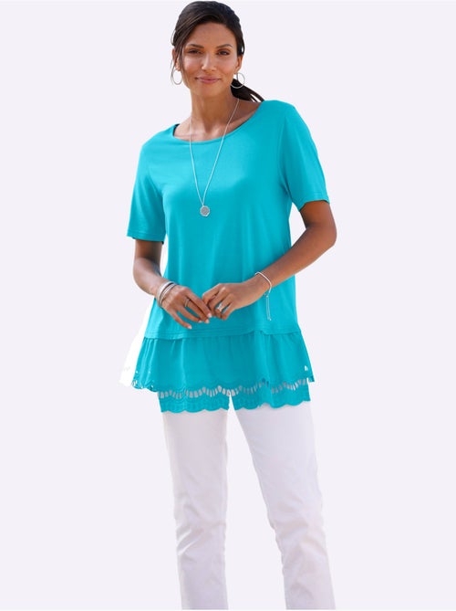 T-shirt Long Coupe Longue Affinante - Taille Standard - Moda Vilona - Kiabi T-shirt Long Coupe Longue Affinante - Taille Standard - Moda Vilona - Kiabi