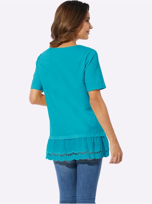 T-shirt Long Coupe Longue Affinante - Taille Standard - Moda Vilona - Kiabi T-shirt Long Coupe Longue Affinante - Taille Standard - Moda Vilona - Kiabi