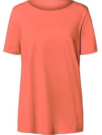 T-shirt Long Coupe Longue Et Dissimulante - Taille Standard - Moda Vilona