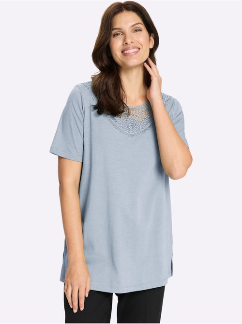 T-shirt Long Fentes Sur Les Côtés - Taille Standard - Moda Vilona - Kiabi T-shirt Long Fentes Sur Les Côtés - Taille Standard - Moda Vilona - Kiabi