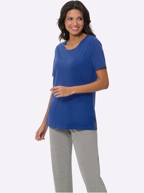 T-shirt Long Fentes Sur Les Côtés - Taille Standard - Moda Vilona - Kiabi T-shirt Long Fentes Sur Les Côtés - Taille Standard - Moda Vilona - Kiabi