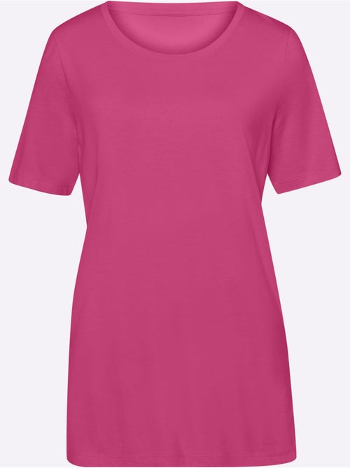 T-shirt Long Fentes Sur Les Côtés - Taille Standard - Moda Vilona - Kiabi T-shirt Long Fentes Sur Les Côtés - Taille Standard - Moda Vilona - Kiabi