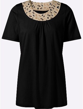 T-shirt Long Imprimé Animal - Taille Standard - Moda Vilona
