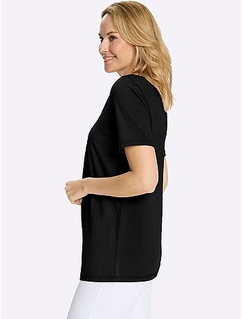T-shirt Long Imprimé Animal - Taille Standard - Moda Vilona