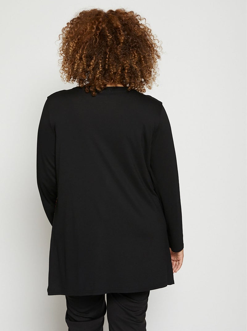 T-shirt long imprimé fantaisie Rouge bordeaux - Kiabi