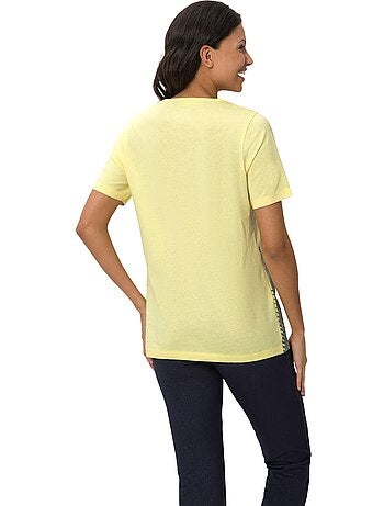 T-shirt Long Imprimé Graphique - Taille Standard - Moda Vilona