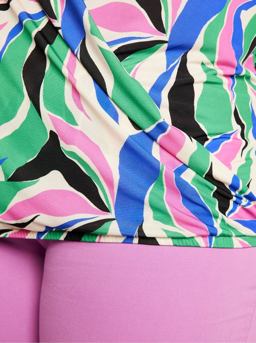 T-shirt long imprimé graphique - Kiabi