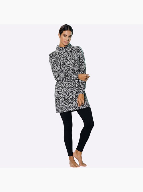 T-shirt Long Jacquard - Taille Standard - Witt - Kiabi