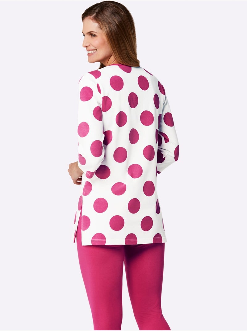T-shirt Long Jersey Fin - Taille Standard - Witt Ecru - Kiabi