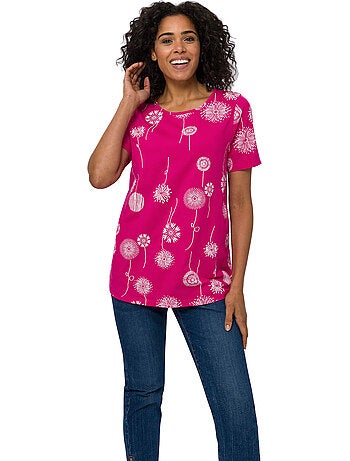 T-shirt Long Jolie Coupe Longue Moderne - Taille Standard - Moda Vilona