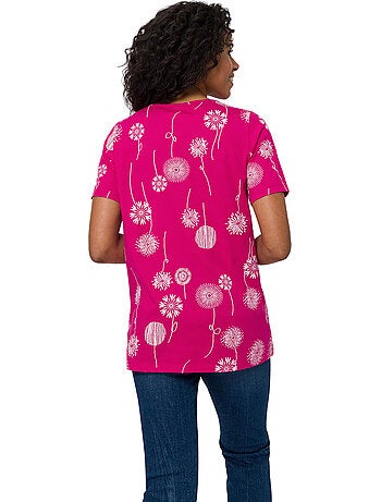 T-shirt Long Jolie Coupe Longue Moderne - Taille Standard - Moda Vilona